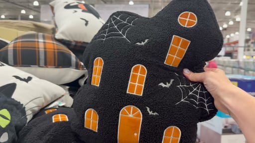 Brentwood Pumpkin & Skeleton Halloween Decorative Pillows