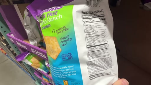 Milton's Gluten Free Jalapeno Ranch Crackers