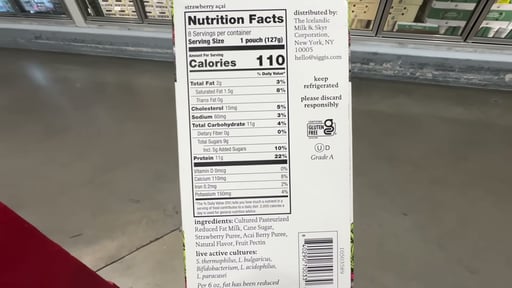 Siggi's Protein Pack Strawberry Acai