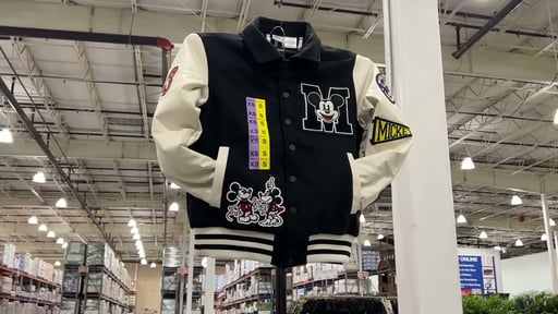 Disney Adult Unisex Varsity Jacket