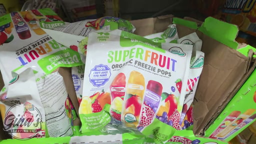 DeeBee's Organics SuperFruit Freezie Pops, 40-Pack, 1.35 oz Each