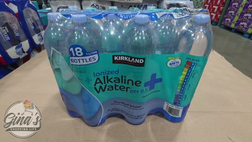 Kirkland Signature Alkaline Water 18 x 1L