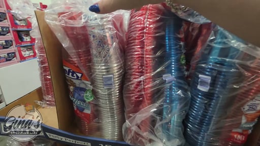 Hefty Color Cup Red, Blue, Clear 18 oz / 140 ct
