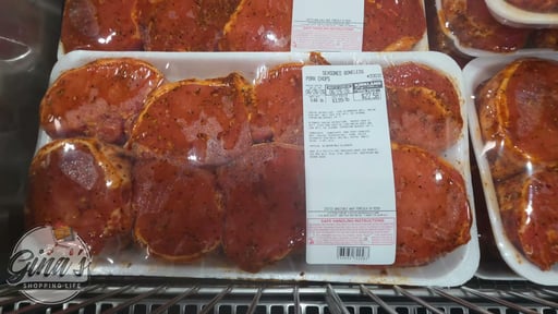 Seasoned Boneless Pork Chops, Per Lb