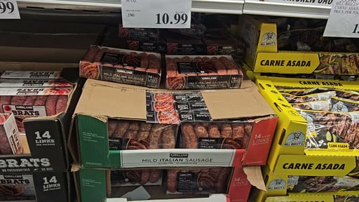 Kirkland Signature Mild Italian Sausage 56 Ounce Package