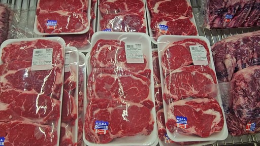 Beef Ribeye Steak Boneless USDA Prime per lb