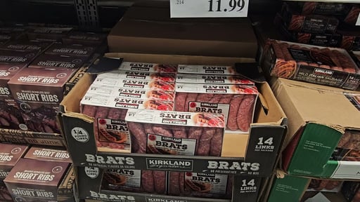 Kirkland Signature Bratwurst 56 Ounce Package