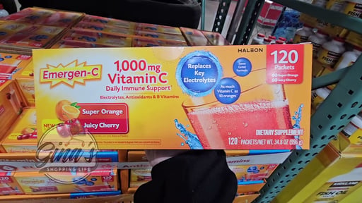 Emergen-C Vitamin C 1000mg 120ct Variety Pack