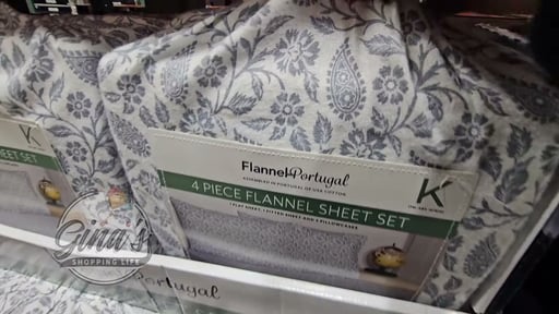 Portuguese Flannel 4pc King Sheet Set