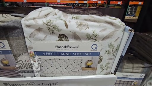 Portuguese Flannel 4pc Queen Sheet Set