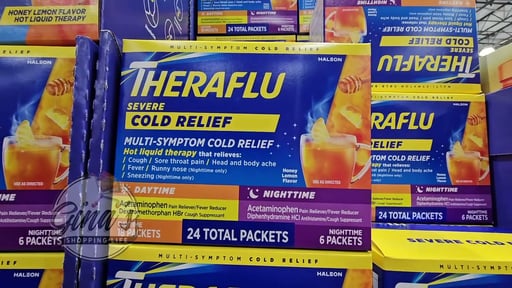 Theraflu Severe Cold Relief 24 Packets Day 18CT + Night 6CT