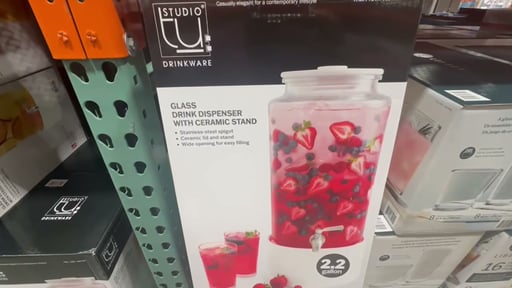 Denmark Drink Dispenser with Ceramic Stand