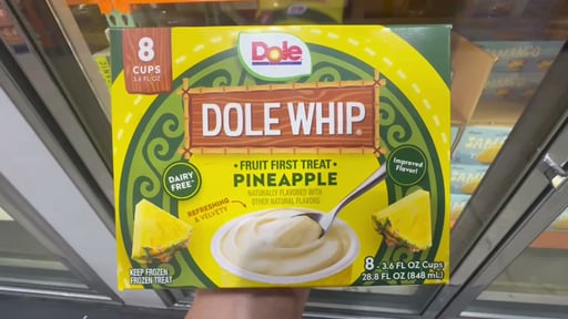 Dole Whip Pineapple Cups