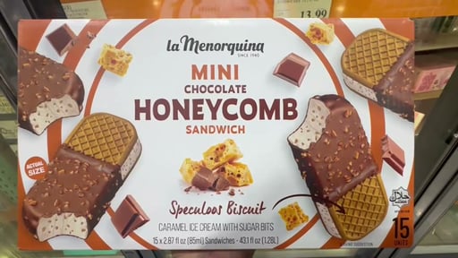 La Menorquina Mini Honeycomb Chocolate Sandwiches, 15-Pack (2.87 oz each)