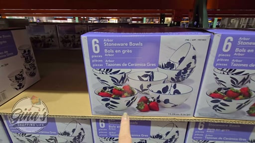 Certified International 6" Blue Arbor Bowl Set, 6-Piece