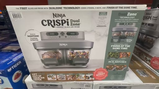 Ninja CRISPi DualZone Glass 2-Basket Air Fryer