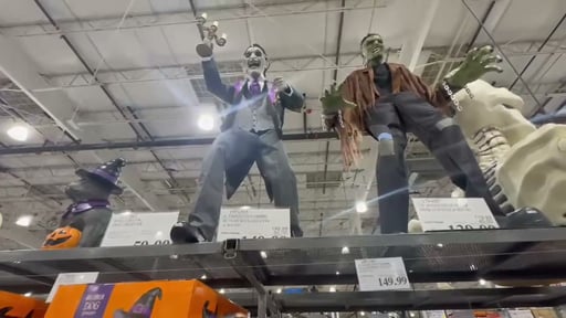 6' Animated Vampire Butler with LED Eyes & Sound