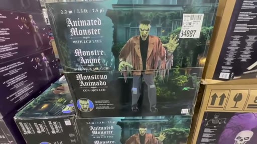7.5' Animated Monster with LCD Eyes & Sound