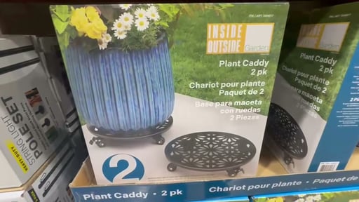 Steel Planter Caddy Set of Two