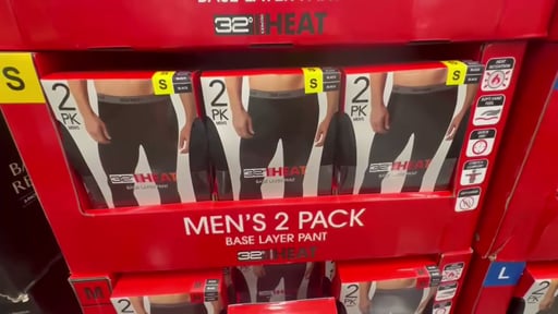 32 Degrees Men's Heat Pant 2-Pack