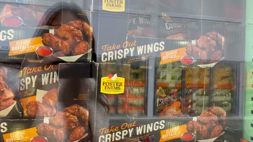 Foster Farms Buffalo Crispy Wings 4 Pound Bag