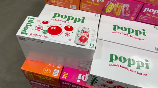 Poppi Prebiotic Soda Cranberry Fizz