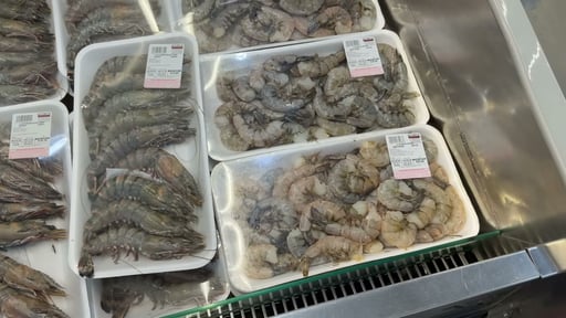 White Shrimp Farm Raised