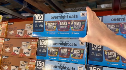 Mush Protein Overnight Oats variety pack