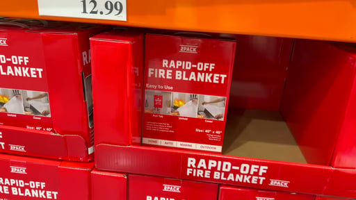 RAPID-OFF Fire Blanket 2-Pack