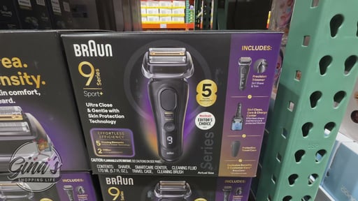 Braun Series 9 Sport+ Electric Shaver with Clean & Charge Station and PowerCase