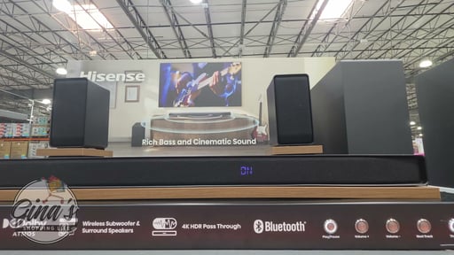 Hisense AX700 5.1.4 CH Dolby Atmos Soundbar with Sub