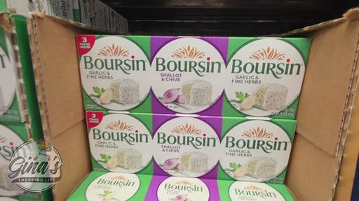 Boursin 2-Herb/1-Chive Cheese 3/5.2 oz