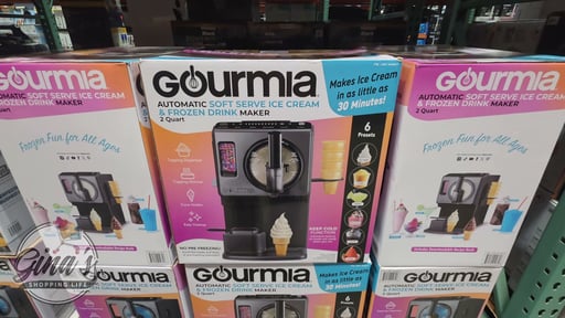 Gourmia Soft Serve Ice Cream and Frozen Drink Maker