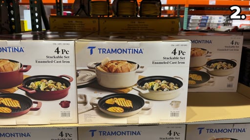 Tramontina Stackable Cast Iron 4-Piece Set