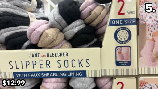 Jane and Bleecker Women's Slipper Sock, 2-Pack