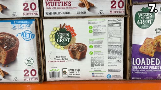 Veggies Made Great Keto Cinnamon Roll Muffins, 20 Count Box