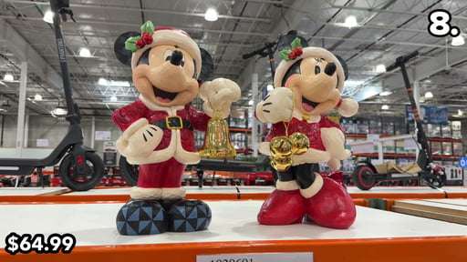 Disney Holiday Statue Mickey or Minnie by Jim Shore
