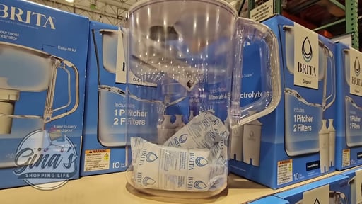 Brita Champlain Water Pitcher with 2 Filters, 10 Cup