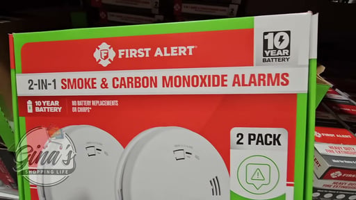 First Alert 10-Year Battery Smoke & CO Alarm 2-Pack 8th Edition