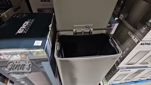 Kohler 47L Kitchen Step Can Stainless Steel
