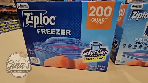 Ziploc Quart Freezer Bags 4/50 CT