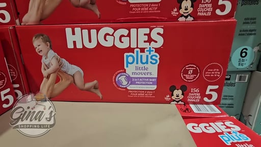 Huggies Plus Little Movers Size 5, 156 CT