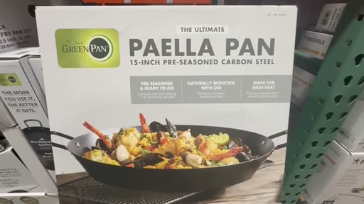 GreenPan Carbon Steel 15" Paella Pan