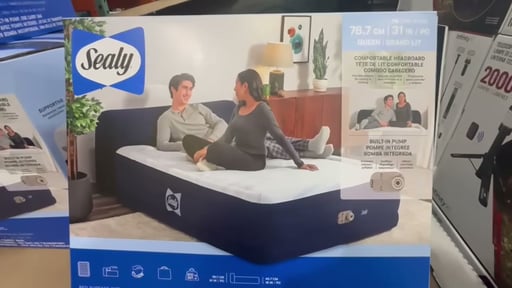 Sealy Queen Airbed with Headboard