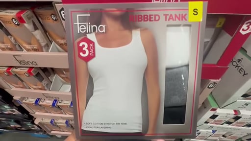 Felina Women's Ribbed Tank 3-Pack