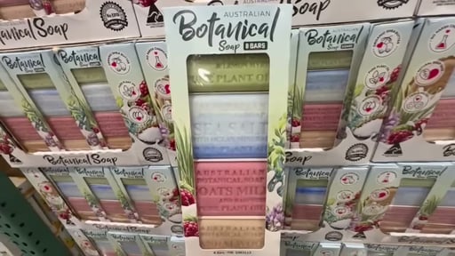 Australian Botanical Goat Milk Bar Soap 8-Pack