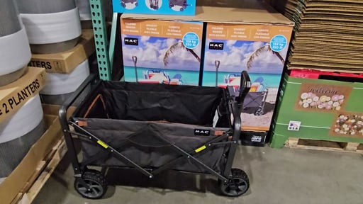 Mac Sports XL Folding Wagon with Brakes