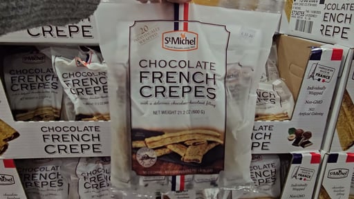 St. Michel Hazelnut Chocolate Crepes 20 CT (1.32 lbs)