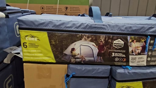 CORE 6-Person Lighted Dome Tent