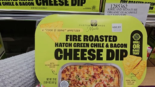 Custom Made Meals Fire Roasted Hatch Green Chile & Bacon Cheese Dip